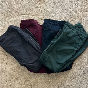 Old Navy Women's Jeans - Gray, Burgundy, Black, Green